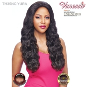 Vanessa Honey 100% Brazilian Unprocessed Human Hair Swissilk Deep Lace Front Wig - TH35NC YURA